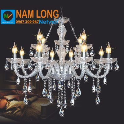 Đèn chùm pha lê nến NC2045/12 12 bóng E14