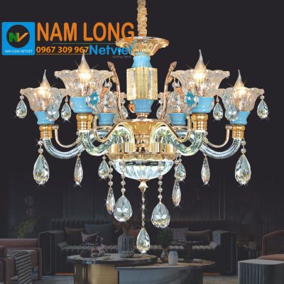 Đèn chùm pha lê nến NC9310/6 cao cấp