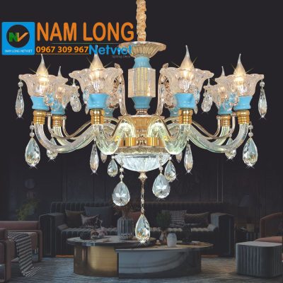 Đèn chùm pha lê nến NC9310/8 cao cấp