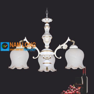 Đèn chùm thủy tinh NC009/3 NamLong NetViet