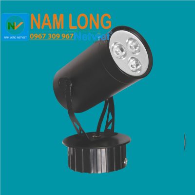 Đèn rọi gắn tường NP014B, Đèn rọi gắn tường, Đèn rọi màu đen, Đèn LED chiếu điểm, Đèn rọi trang trí, Đèn rọi phòng khách, Đèn rọi showroom, Đèn trang trí nội thất, NamLong NetViet