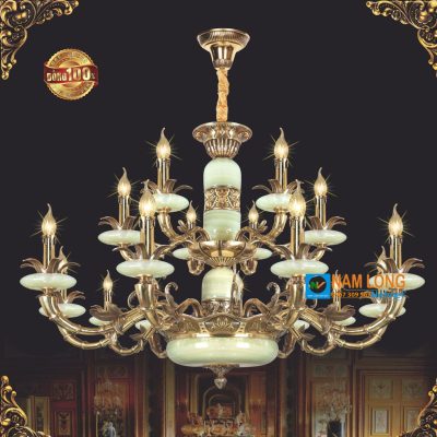 Đèn Chùm Đồng NC027/12+6