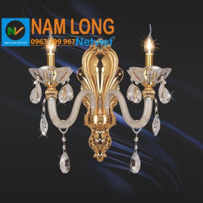 Đèn vách tường cổ điển NV0630/2 pha lê K9