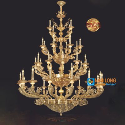 Đèn Chùm Đồng NC1025 40 Bóng E14