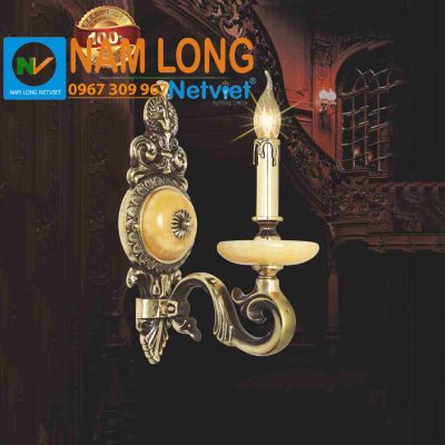 Đèn vách tường đồng NV127/1 1 bóng E14 cổ điển