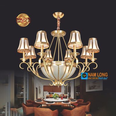 Đèn Chùm Đồng NC20153/8 Cao Cấp