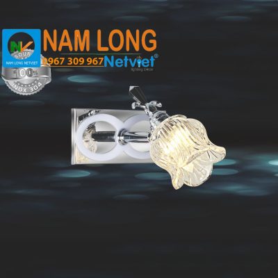đèn soi tranh LED NS22/1 3W L150 inox thủy tinh