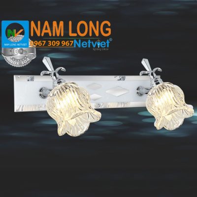 đèn soi tranh LED NS22/2 6W L300 inox thủy tinh