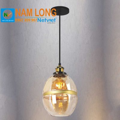 Đèn thả cafe NB3218 chao thủy tinh