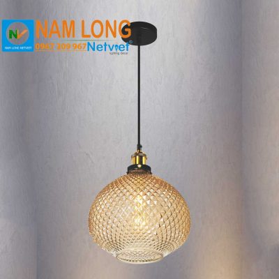 Đèn thả cafe NB3222 chao thủy tinh