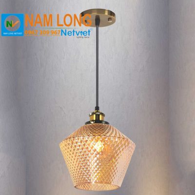 Đèn thả cafe NB3223 chao thủy tinh