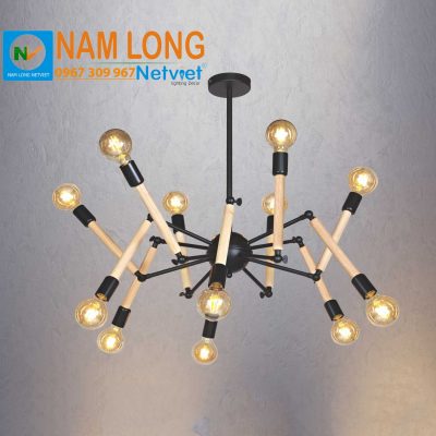 Đèn chùm cafe NB325/12 12 bóng E27