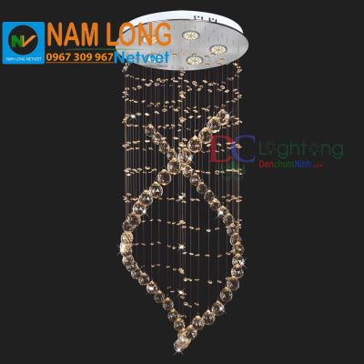 Đèn thả thông tầng NC45006 pha lê cao cấp