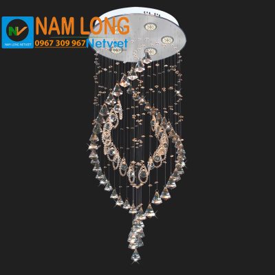 Đèn thả thông tầng NC45009 pha lê K9 cao cấp