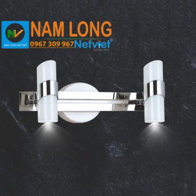 Đèn soi tranh LED NS479/2 inox 30cm