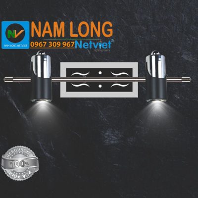 Đèn soi tranh LED NS480/2 inox 35cm
