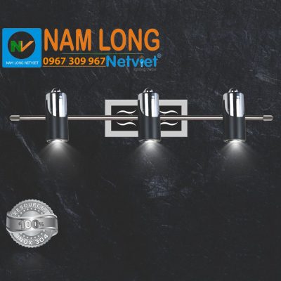 Đèn soi tranh LED NS480/3 inox 50cm