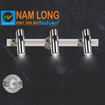 Đèn soi tranh LED NS481/3 inox 45cm