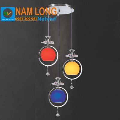 Đèn thả thủy tinh NB5028/3 NamLong NetViet