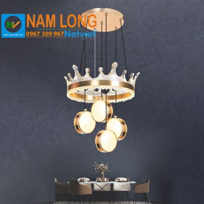 Đèn thả pha lê NB205 cao cấp LED 120W
