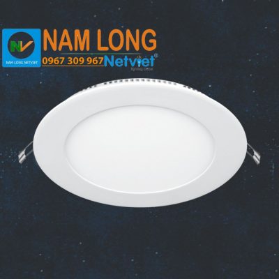 Đèn âm trần siêu mỏng LED ánh sáng trắng, thiết kế hình tròn