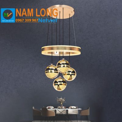 Đèn thả pha lê NB204 cao cấp LED 120W