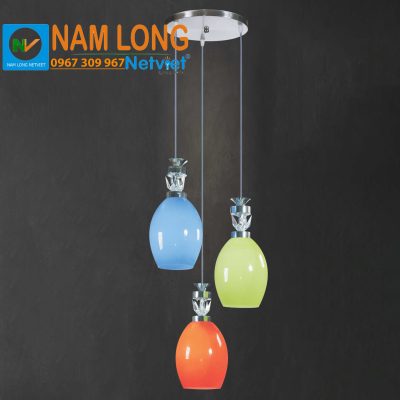Đèn thả thủy tinh NB7128/3 NamLong NetViet