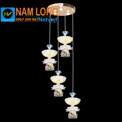 Đèn thả LED NB754/4 4 bóng phòng ăn