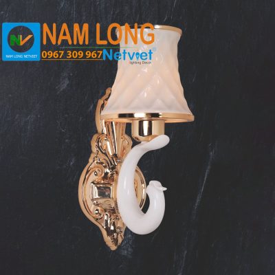 Đèn vách tường hiện đại NV8131 hợp kim sắt mạ vàng