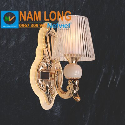 Đèn vách tường NV8607/1 tân cổ điển một tay màu vàng
