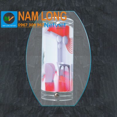 Đèn vách tường NV86660 thân thủy tinh hoa văn trang trí hiện đại
