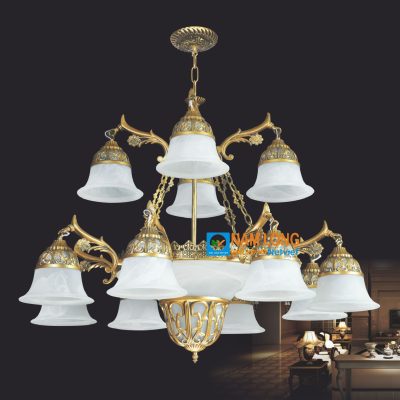 Đèn chùm thủy tinh NC8879/12 15 bóng E27
