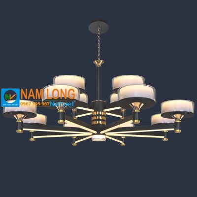 Đèn chùm LED hiện đại NC9270/8+4 12 tay