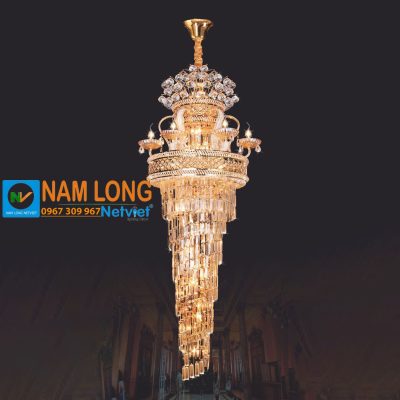 Đèn thả thông tầng pha lê NC99153