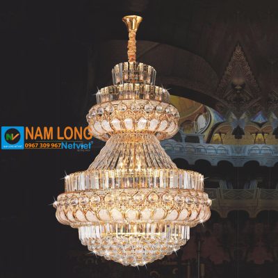 Đèn chùm pha lê NC7039B cao cấp 37 bóng E14