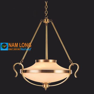 Đèn thả đồng NC755 cao cấp 3 bóng E27
