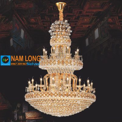 Đèn chùm pha lê NC8006/16+8 76 bóng E14