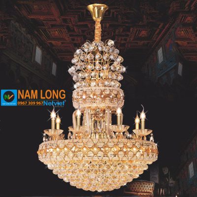 Đèn chùm pha lê NC8006/8 37 bóng E14
