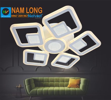 đèn mâm ốp trần NC8021 LED 160W 3 chế độ