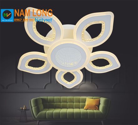 đèn mâm ốp trần NC804 LED 160W 3 chế độ