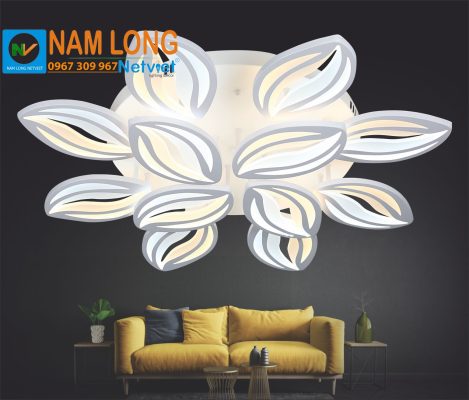đèn mâm ốp trần NC047/12 12 cánh hiện đại