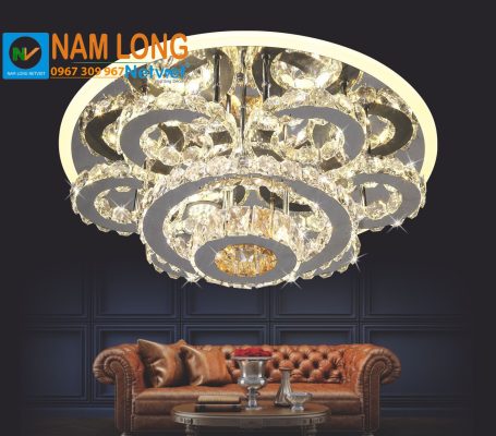 Đèn mâm ốp trần pha lê NC3101 LED 120W