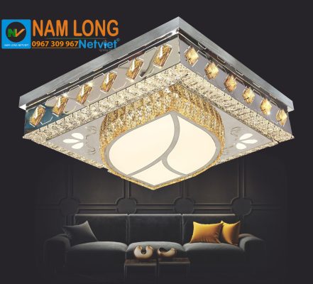 Đèn mâm ốp trần pha lê NC050 LED 120W