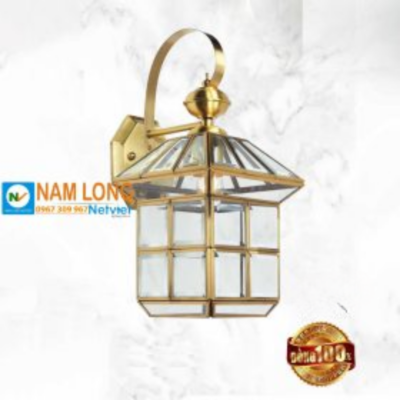đèn vách tường bằng đồng NV0605