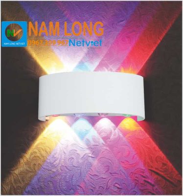 Đèn vách tường LED cầu thang NV591 8W hắt sáng trang trí hai chiều NamLong NetViet