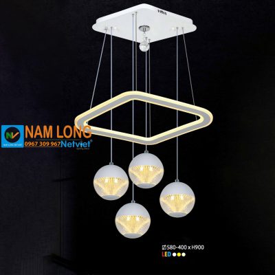 Đèn thả LED phòng ăn NB621/4 hiện đại