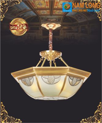 Đèn thả đồng NB002 cao cấp