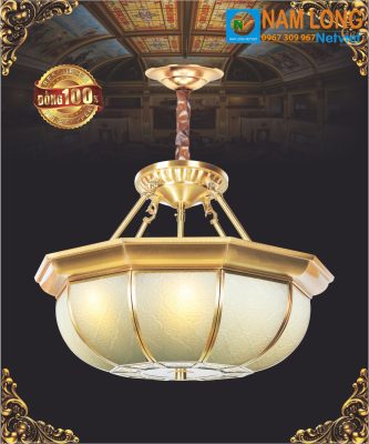 Đèn thả đồng NB5017 cao cấp