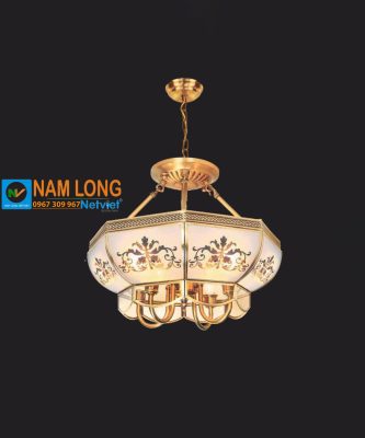 Đèn thả đồng NB2211 cao cấp 4 bóng E14