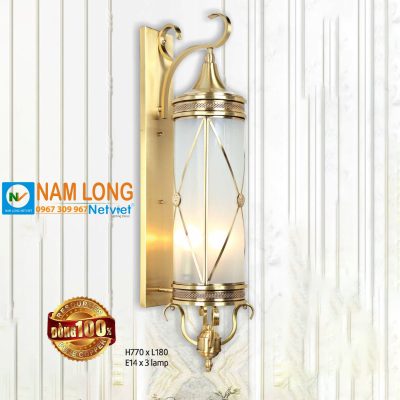 đèn vách tường bằng đồng NV0621 NamLong NetViet